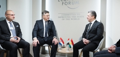 Prime Minister of Kurdistan Region Concludes Davos Meetings with Croatian Prime Minister