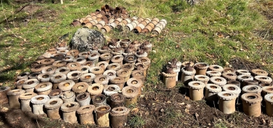 شؤون الألغام بأربيل تعلن العثور على 60 لغماً في جبلي گوراز وبيخال