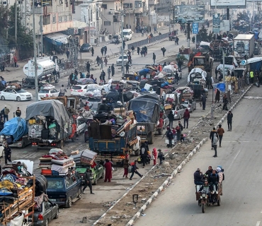 گەڕانەوەی سەدان هەزار پەنابەری فەلەستینی بۆ باکووری غەززە