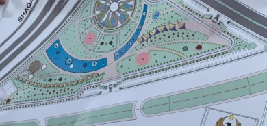 Bi fermana Mesrûr Barzanî li gundê Reşkîn parkeke mezin tê çêkirin