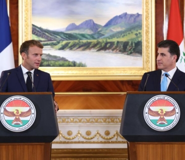 نێچيرڤان بارزانى، سه‌رۆكى هه‌رێمى كوردستان په‌یوه‌ندییه‌کی ته‌له‌فۆنی له‌ به‌ڕێز ئيمانوێل ماكرۆن سه‌رۆكى فه‌ره‌نساوه‌ پێگه‌یشت