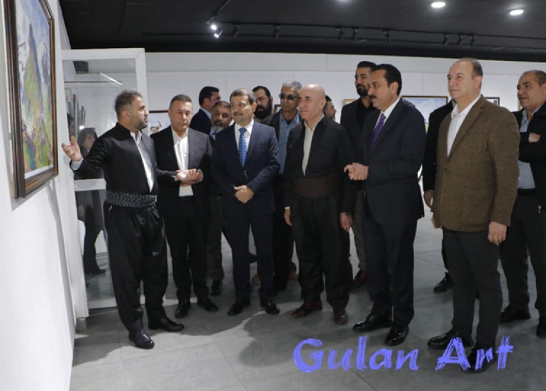 هونەرمەند(بنار پیرداود)سێهەمین پێشانگەی تایبەتی شێوەكاریی كردەوە