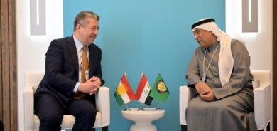 Mesrûr Barzanî li gel Sekreterê Giştî yê Encûmena Hevkariya Kendavê  civiya