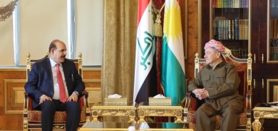 Serok Barzanî pêşwazî li şandekî Parlamentoya Iraqê kir