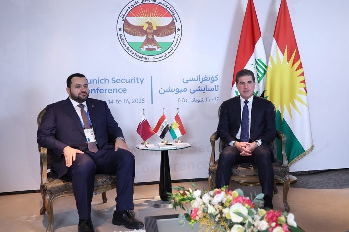 President Nechirvan Barzani Engages in Diplomatic Talks at Munich Security Conference
