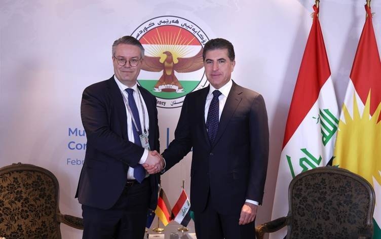 Nêçîrvan Barzanî bi Tobias Lindner re civiya