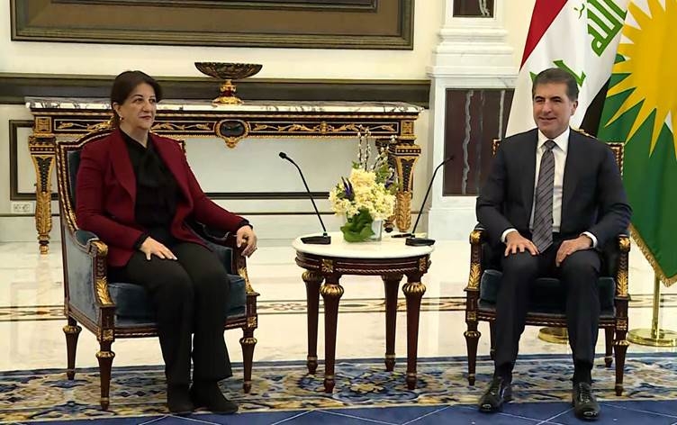 Nêçîrvan Barzanî û Heyeta Îmraliyê civiyan