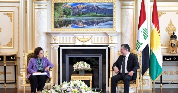 Serokê Hikûmetê Herêma Kurdistanê pêşwazî li Cîgira Wezîrê Derve ya Tirkiyê kir