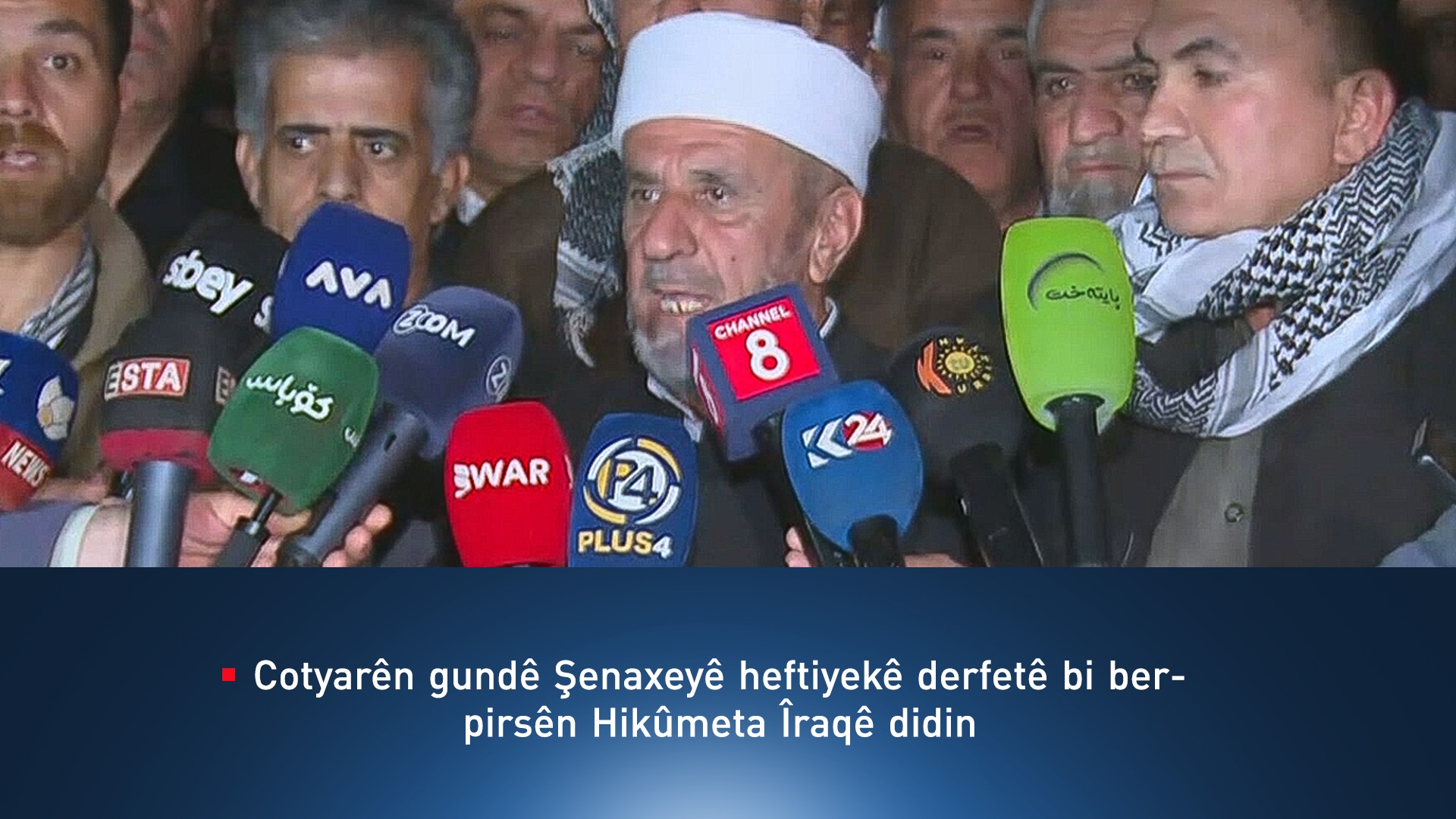 Cotyarên gundê Şenaxeyê heftiyekê derfetê bi berpirsên Hikûmeta Îraqê didin