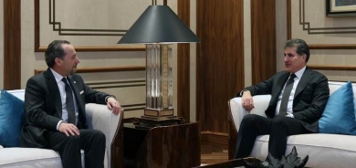 Nêçîrvan Barzanî û Daniel Rubinstein civiyan