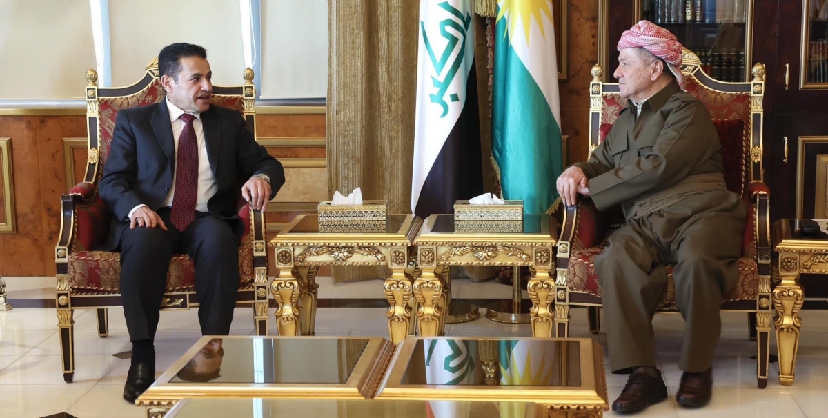 President Masoud Barzani Meets with Iraq’s National Security Advisor to Discuss Security Challenges