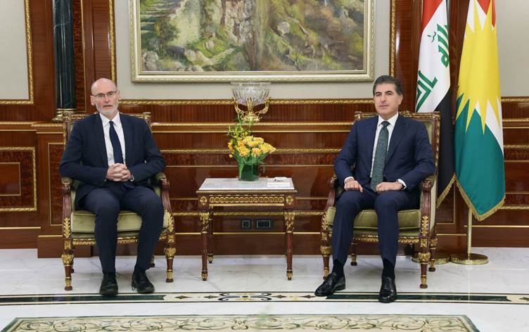 Serokê Herêma Kurdistanê spasiya Balyozê Brîtanyayê kir