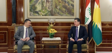 President Nechirvan Barzani meets with a delegation of Iraqi diaspora
