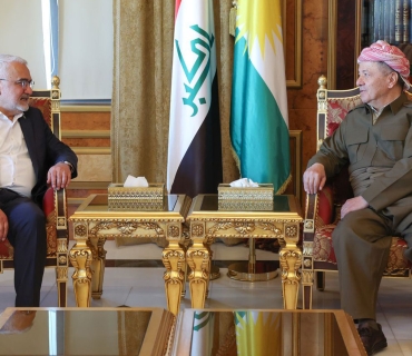 سەرۆک مەسعود بارزانی لە سەلاحەددین پێشوازی لە شاندێکی باڵای هوداپار بە سەرۆکایەتیی زەکەریا یاپیچیئۆغلو سەرۆکی گشتیی هوداپار کرد.