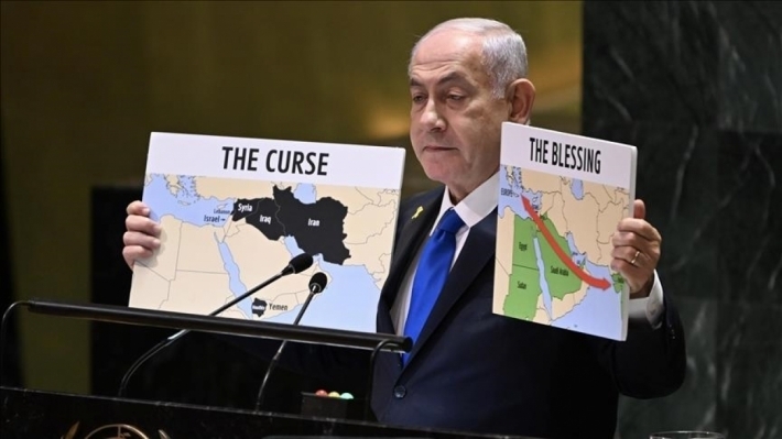 Netenyahu: Şerê me tenê li Xeze nîne, em dê nexşeya Rojhilata Navîn biguherin