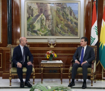 ســــه‌رۆكى هه‌رێمى كوردستان  پێشوازيى له‌ سه‌رۆكى ده‌زگاى مه‌عاريفى توركى كرد