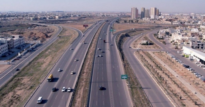 بسبب أعمال تبليط.. إغلاق جزئي لطريق 120 متري الحولي في العاصمة أربيل