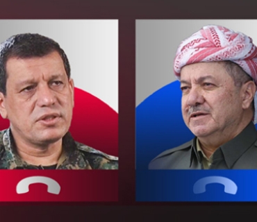 سەرۆک بارزانی و مەزڵووم عەبدی جەختیان لەوە کردەوە، پێویستە لە هەنگاوەکانی داهاتووی پڕۆسەی سیاسیی سووریادا هەڵوێستی کوردی یەک بێت.