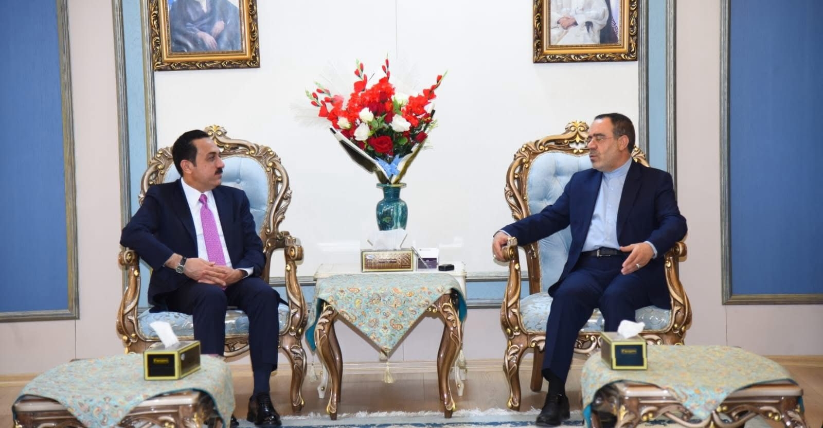 أربيل تبحث مع القنصل الإيراني تطوير التبادل التجاري واتفاقية 