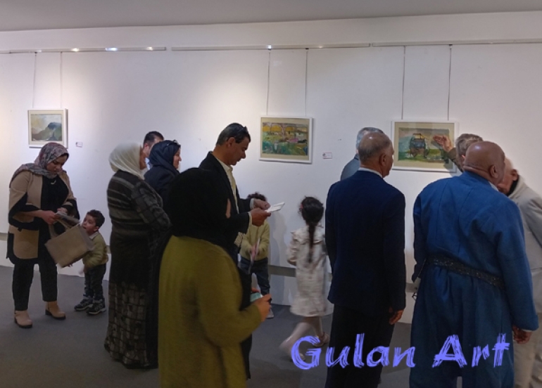 هونەرمەند (رەمزی قوتبەدین) پێشانگەیەكی تایبەتی شێوەكاریی كردەوە