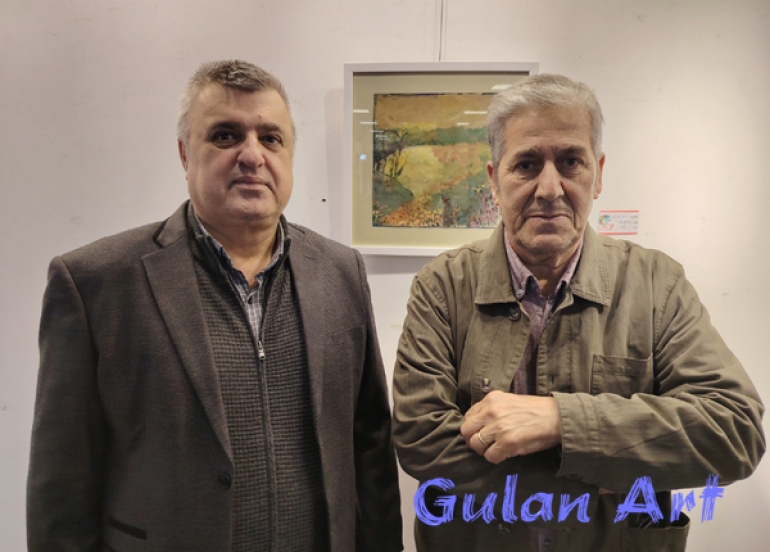 هونەرمەند (رەمزی قوتبەدین) پێشانگەیەكی تایبەتی شێوەكاریی كردەوە