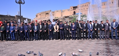 أربيل تستذكر جريمة حلبجة بوقفة في مركز المدينة