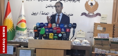 آسايش اربيل تعلن ضبط 82 كغم من المخدرات وأكثر من طن من حبوب 