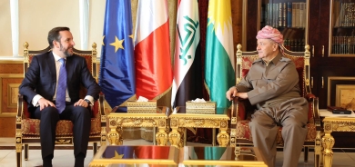 سەرۆک مەسعود بارزانی لە سەلاحەددین پێشوازی لە نیکۆلۆ فۆنتانا باڵیۆزی ئیتالیا لە عێراق کرد