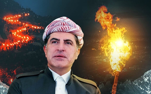 سەرۆکی هەرێمی کوردستان لە پەیامێکدا پیرۆزبایی جەژنی نەورۆز لە ته‌واوى نه‌ته‌وه‌ى كورد و هه‌ر كوردێك له‌ هه‌ر كوێى جيهان بێت، دەکات