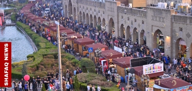 احتفالات وعربات تسحبها الخيول.. أربيل توقد شعلة نوروز