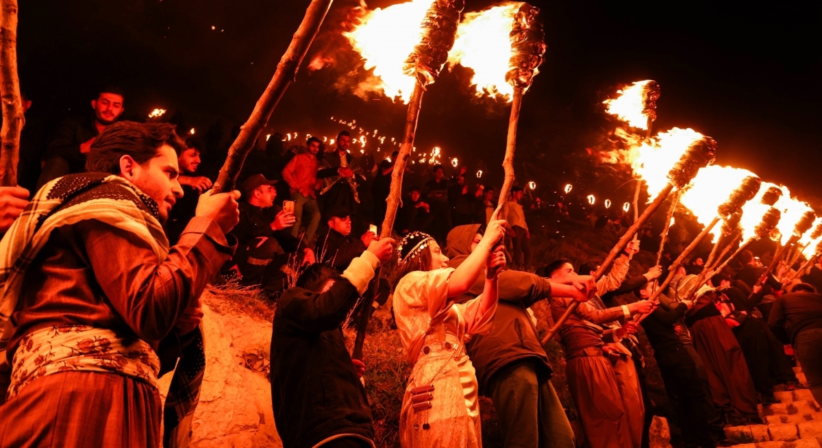 Kurdistan Region Celebrates Newroz with Grand Festivities in Akre, Emphasizing Freedom and Unity