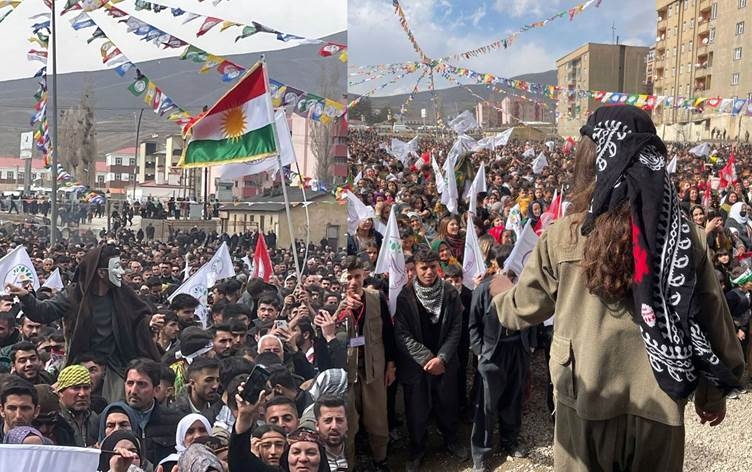 Newroz li Geverê piştî 10 salan li qada werzişê hat pîrozkirin