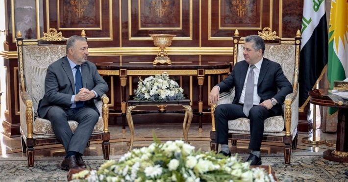 رئيس حكومة إقليم كوردستان يستقبل وفداً من البنك الدولي