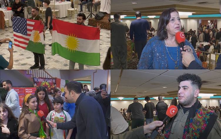 Newroz li Amerîkayê jî hat pîrozkirin: 'Ji vê Newrozê bêhna aştiyê tê'