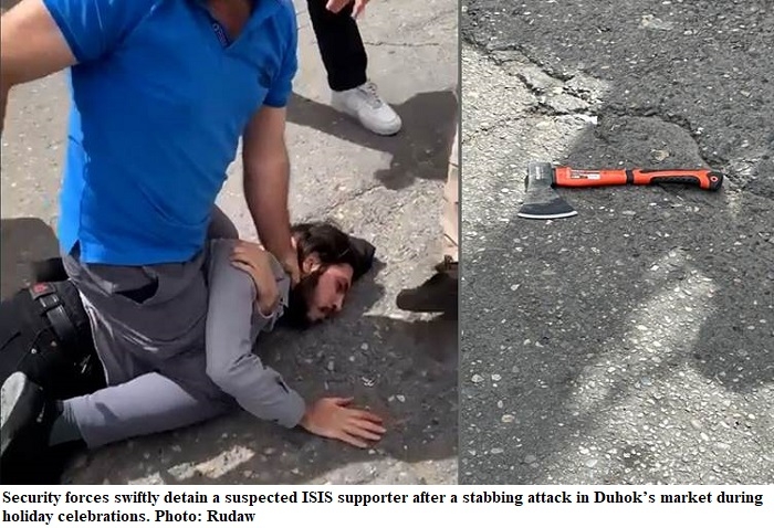 ISIS-Linked Attacker Wounds Two in Duhok Market Stabbing During Holiday Celebrations