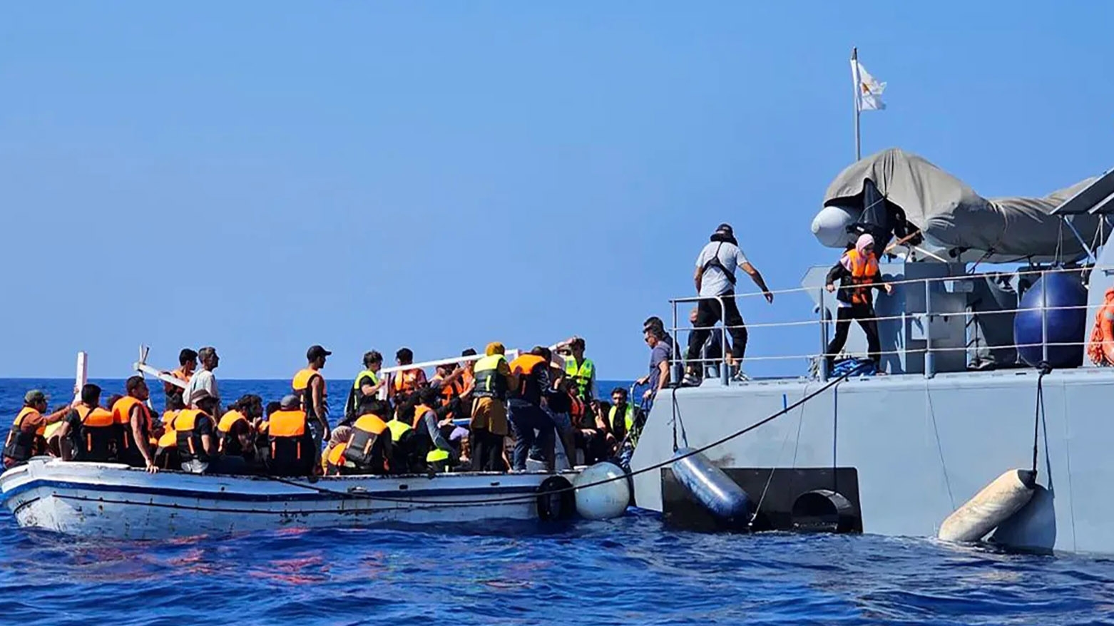 Greek Coast Guard Launches Rescue Operation After Migrant Boat Capsizes Near Lesbos