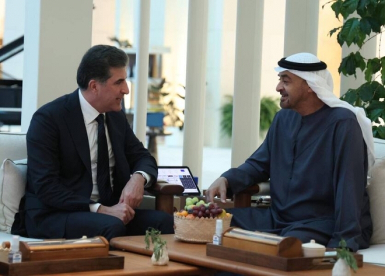 نێچیرڤان بارزانی و محەممەد بن زاید ئال نەهیان: بە دانایی مامەڵە لەگەڵ دۆخی رۆژهەڵاتی نێوەڕاست بکرێت