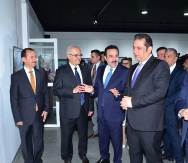 پێشانگایەکى شێوەکارى کرایەوە