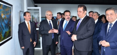 پێشانگایەکى شێوەکارى کرایەوە