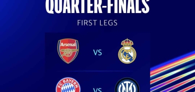 ئامارەکانی ئەو جەنگەی چارەکی کۆتایی چامپیۆنزلیگ بزانە