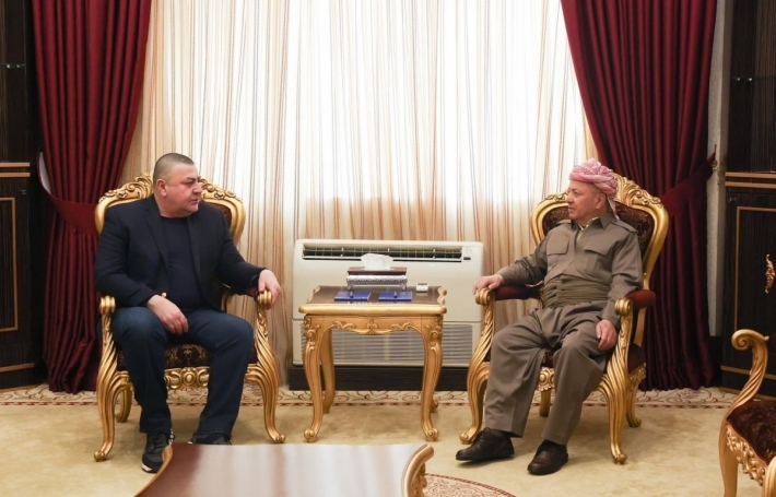 Serok Barzanî pêşwaziya Sekreterê Giştî yê Kongreya Niştimanî ya Iraqê kir