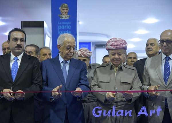 سەرۆك بارزانی 17هەمین پێشانگەی نێودەوڵەتی هەولێری بۆ كتێب كردەوە