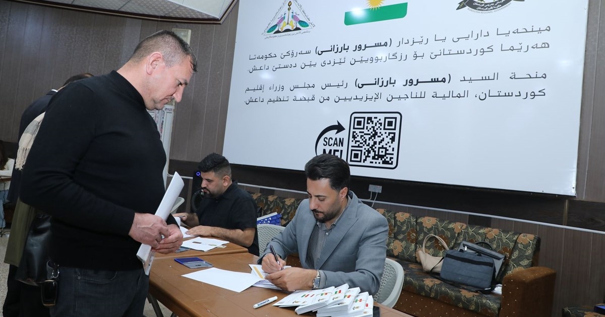 Kurdistan Regional Government Distributes Financial Grants to Yazidi ISIS Survivors