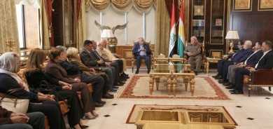 President Barzani Hosts Arab Intellectuals Ahead of Erbil International Book Fair