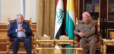 لـــە ســـەلاحــــەددیـــــن ســــەرۆك مەسعود بارزانی پێشوازی لە ژمارەیەك ئەدیب و نووسەر و كەسایەتیی ڕۆشنبیری عەرەب كرد