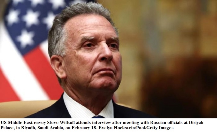 Trump’s Envoy Holds Talks in Moscow as US Pushes for Ukraine Ceasefire; NATO Allies Discuss Military Aid