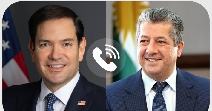 مسرور بارزاني ووزير الخارجية الأمريكي يشددان على تعزيز العلاقات بين إقليم كوردستان والولايات المتحدة