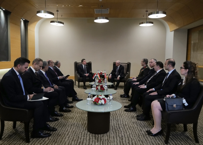 نێچیرڤان بارزانی، سه‌رۆکی هه‌رێمی کوردستان،  له‌گه‌ڵ به‌ڕێز یاشار گوله‌ر، وه‌زیری به‌رگریی تورکیا، کۆبووه‌وه‌.