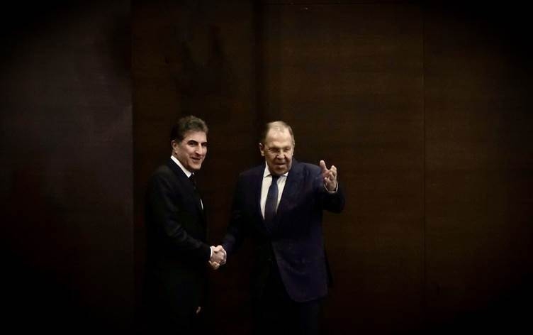 Nêçîrvan Barzanî û Sergey Lavrov tekezî li hevkariya di warên cuda de kir