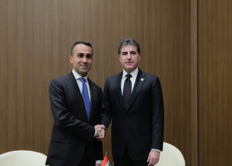 سه‌رۆکی هه‌رێمی کوردستان، له‌گه‌ڵ به‌ڕێز لویجی دی مایۆ، نوێنه‌ری تایبه‌تی یه‌کێتيی ئه‌ورووپا بۆ ناوچه‌ی که‌نداو، کۆبووه‌وه‌.